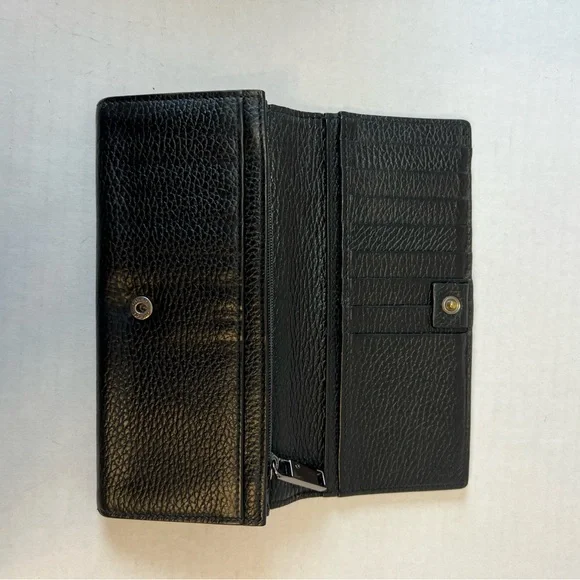 Gucci pebble leather, long wallet‎ - Picture 7 of 13